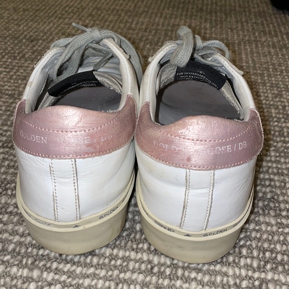 Golden Goose High Star GGDB White Silver Pink - Picture 4 of 5